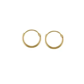 Small 9ct Gold Hoop Earrings