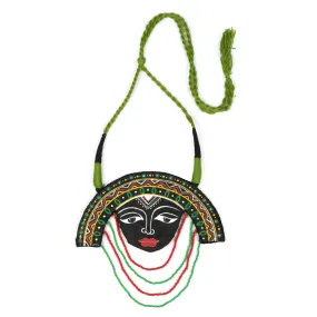 Tribal Face Hand Painted Neckpiece