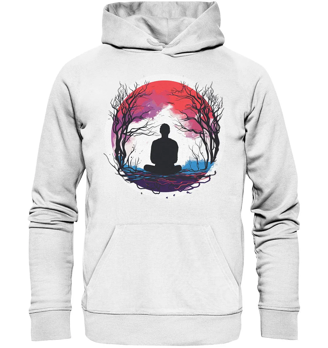 Unisex Bio-Hoodie mit Mental Health Motiv "Abendrot"