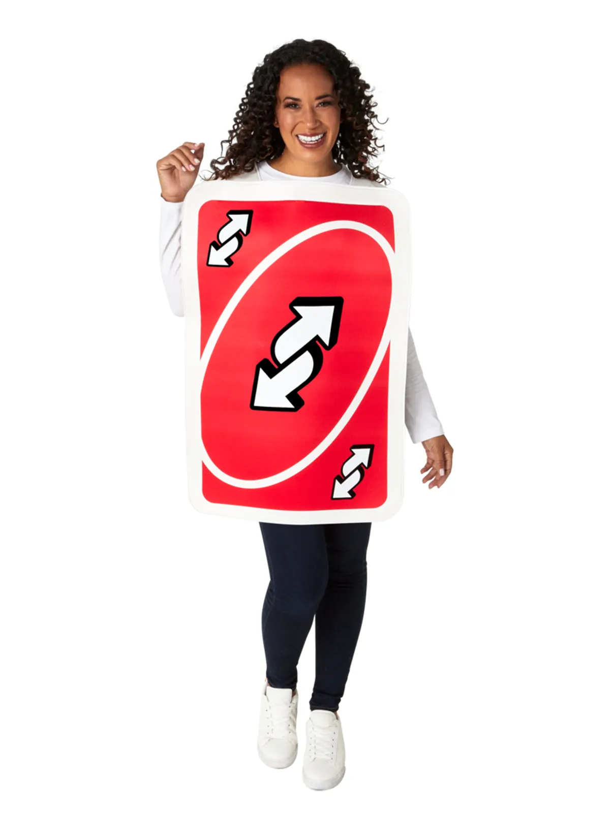 Uno Red Reverse Card Tabard Costume for Adults - Mattel Games