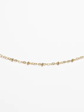 Varsity Satellite Chain, 14k Gold