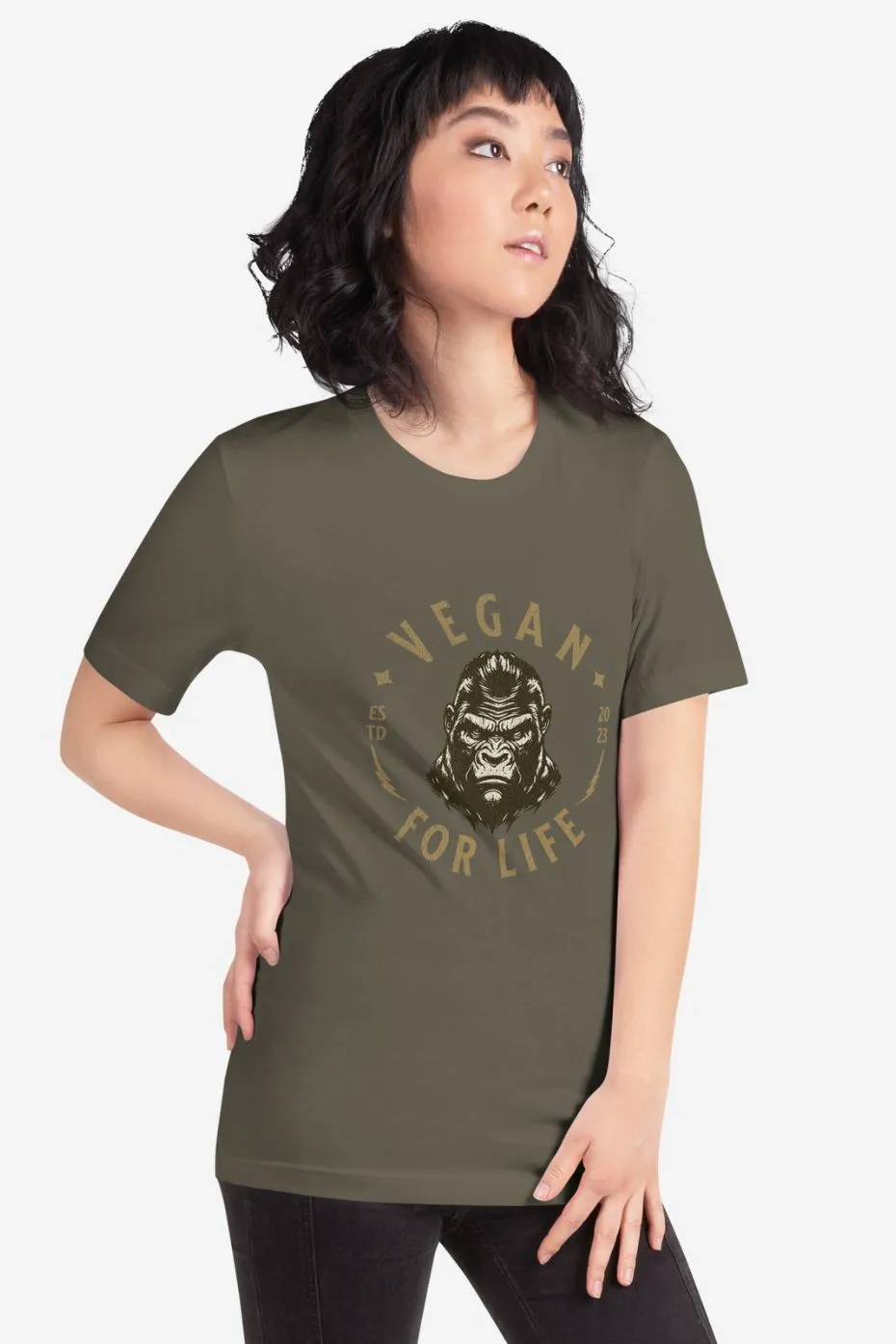 Vegan For Life - Unisex vegan t-shirt