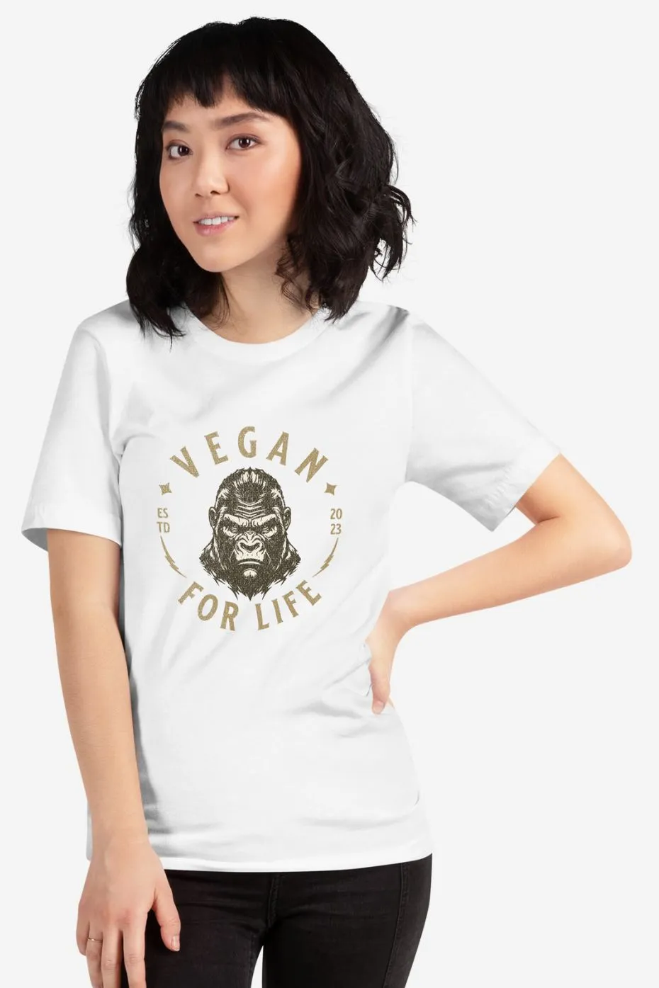 Vegan For Life - Unisex vegan t-shirt